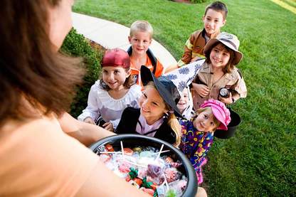 Bribe children into receiving non-edible treats