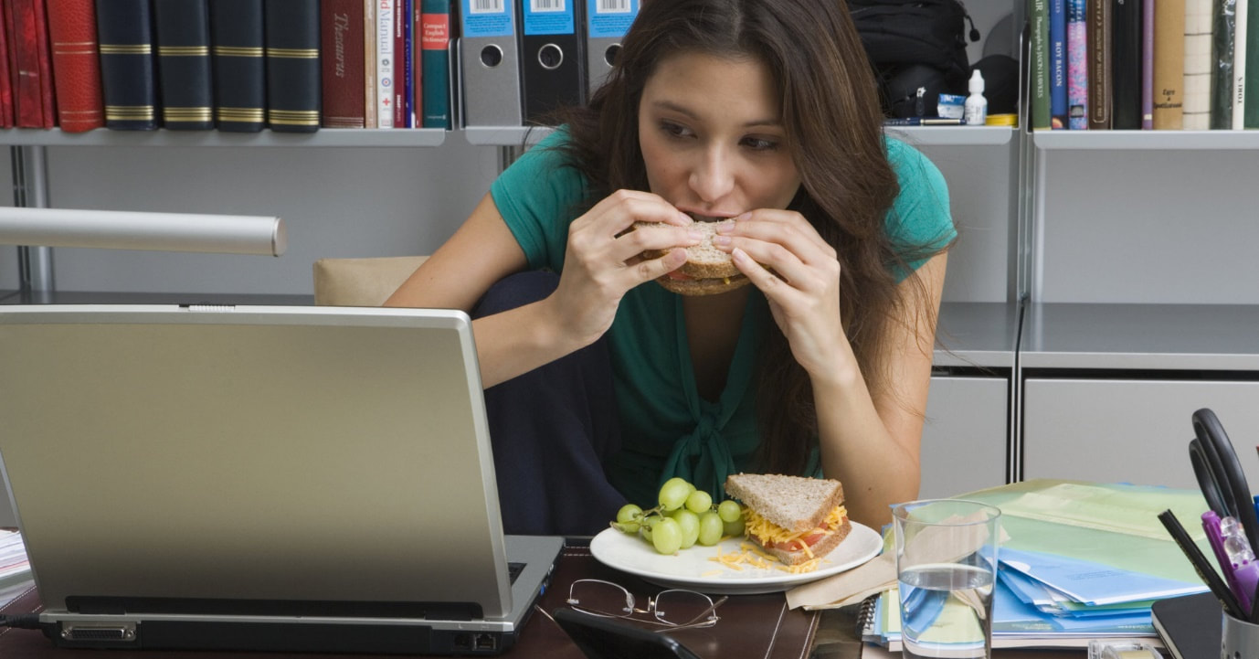 Desktop dining leads to increased energy consumption