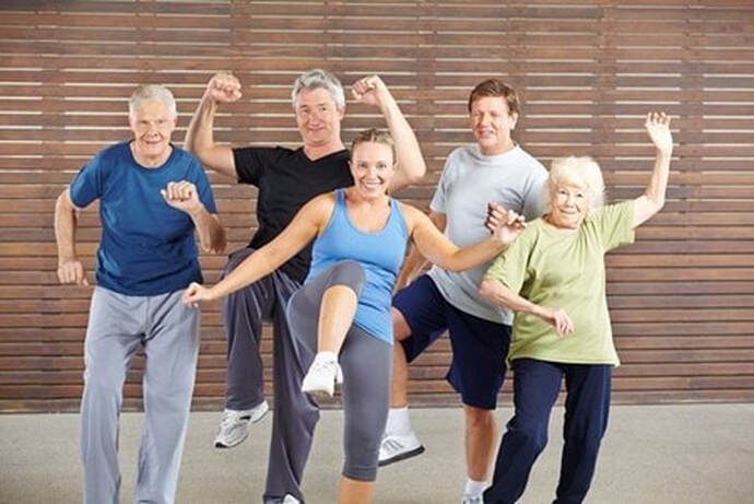 Senior citizens benefit from group-based exercises as it’s a chance to come out of their isolation