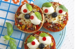 Healthy and attractive pizzas