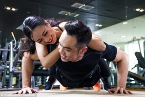 Couples can plan for a date night, maybe go to a movie when they achieve a step towards weight loss