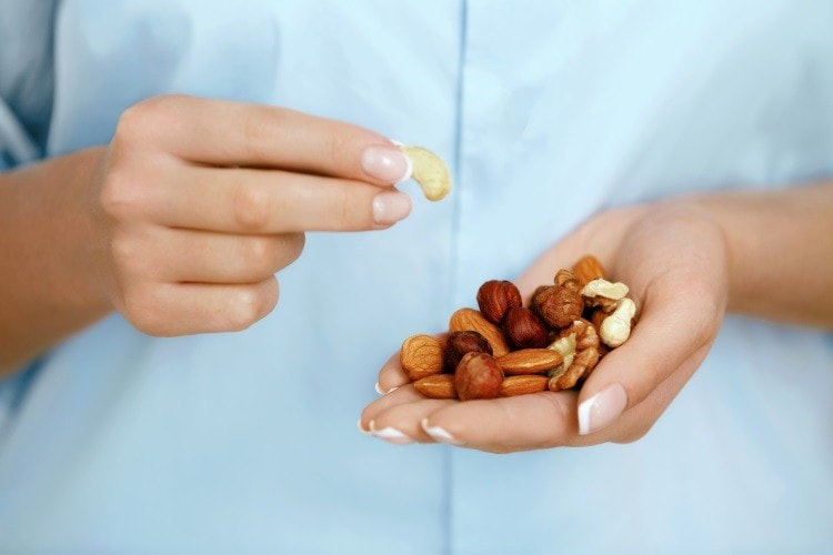 Nuts are rich sources of unsaturated fatty acids