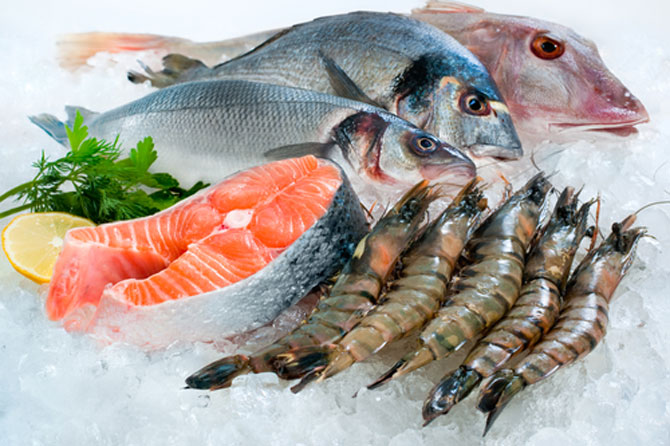 Seafood reduces risk of heart disease
