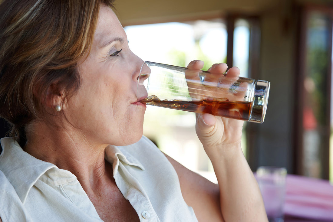 Women risk fracturing their hip after menopause when soda intake increases