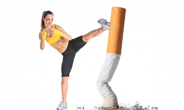 Stop smoking to prevent cancer & heart disease