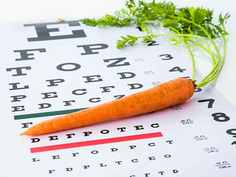 Maintain eye health with healthy foods